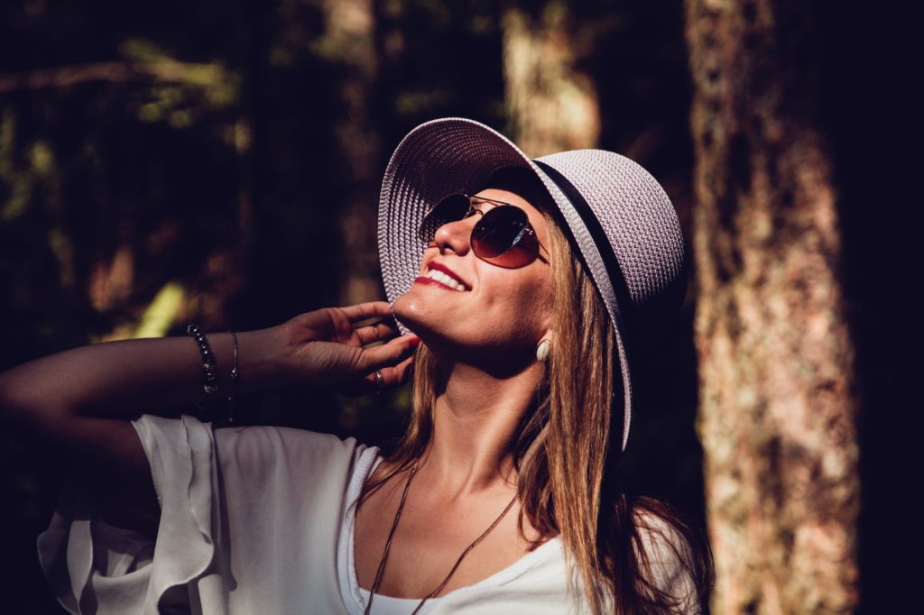 selective focus photo of smiling woman