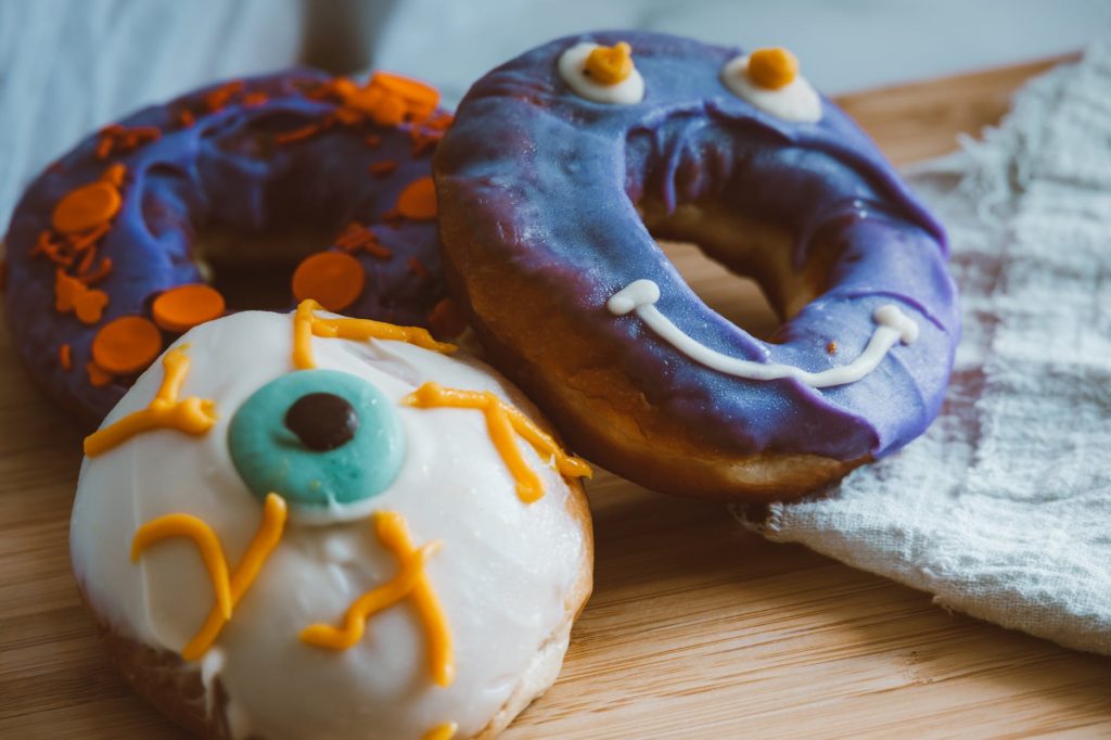 halloween doughnuts